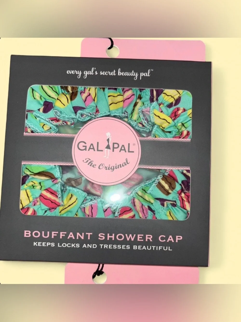 Gal Pal Macarons Bouffant Shower Cap – NWT 🍬🛁 Boutique
